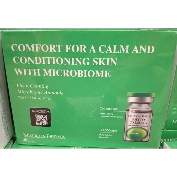 Copied - Madeca Derma Set of 5 Phyto Calming Microbiome Ampoules New USA shipped - Picture 2 of 2